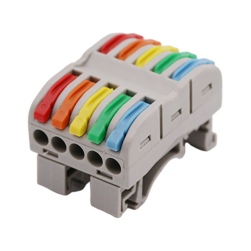 5 In 5 Uit PC DIN Rail Terminal Snelle Connector