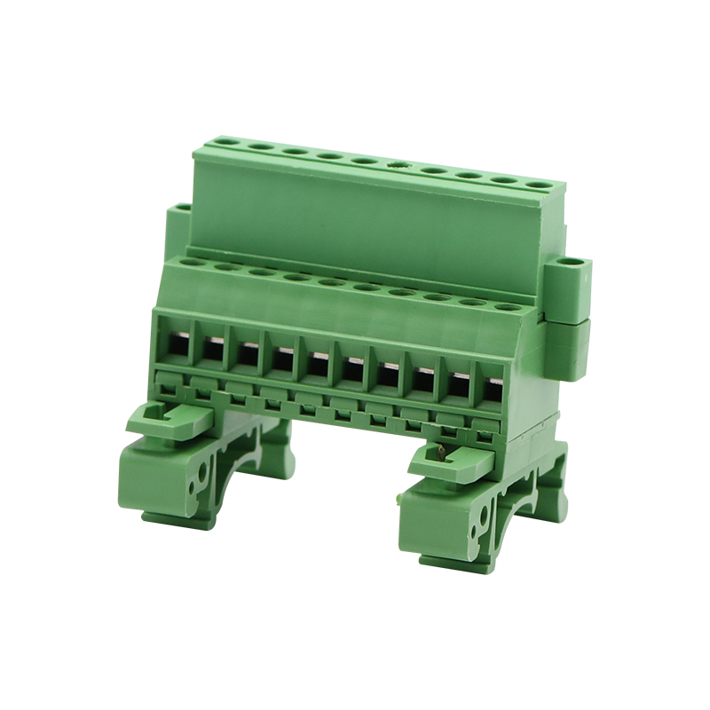 Din-rail schroefklemmenblok