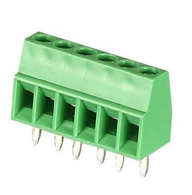 Schroef PCB-aansluitblok 2,54 mm 6P